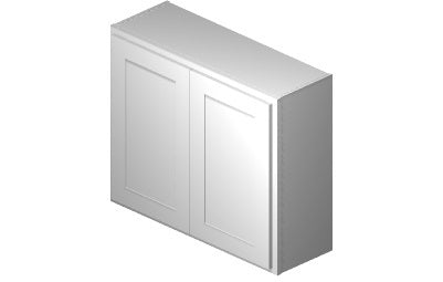 W3630 - 36" Wide 30" High, Double Door Wall Cabinet