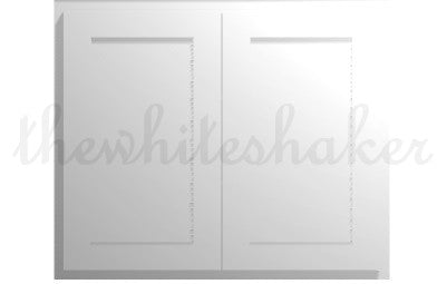 W3630 - 36" Wide 30" High, Double Door Wall Cabinet