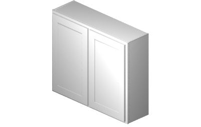 W4236 - 42" Wide 36" High, Double Door Wall Cabinet