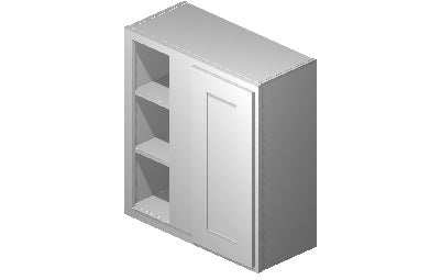 WBC2730 - 27" Wide 30" High, Blind Corner Wall Cabinet