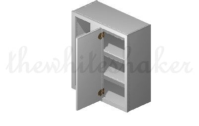 WBC2730 - 27" Wide 30" High, Blind Corner Wall Cabinet