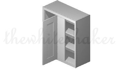 WBC2730 - 27" Wide 30" High, Blind Corner Wall Cabinet