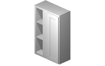 WBC2742 - 27" Wide 42" High, Blind Corner Wall Cabinet