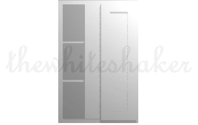 WBC2742 - 27" Wide 42" High, Blind Corner Wall Cabinet