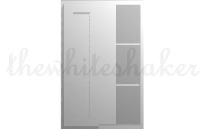 WBC2742 - 27" Wide 42" High, Blind Corner Wall Cabinet