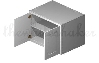 WR3324 - 33" Wide 24" High, Refrigerator Wall Cabinet