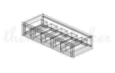 WSC30 - 30" Wide Spice Drawer Wall Cabinet