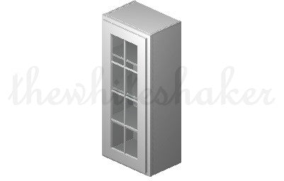 W1842 - 18" Wide 42" High, Single Door Wall Cabinet