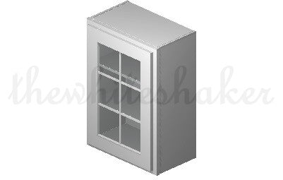 W2130 - 21" Wide 30" High, Single Door Wall Cabinet