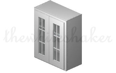 W2430 - 24" Wide 30" High, Double Door Wall Cabinet