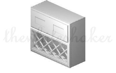 W3012 - 30" Wide 12" High, Bridge Wall Cabinet