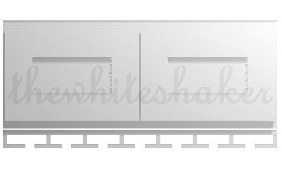 W3012 - 30" Wide 12" High, Bridge Wall Cabinet