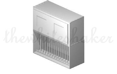 W3015 - 30" Wide 15" High, Bridge Wall Cabinet