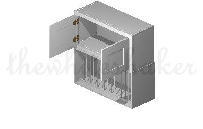 W3015 - 30" Wide 15" High, Bridge Wall Cabinet