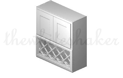 W3018 - 30" Wide 18" High, Bridge Wall Cabinet