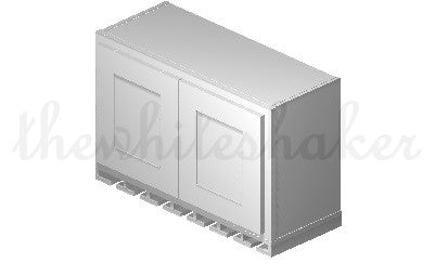 W3018 - 30" Wide 18" High, Bridge Wall Cabinet