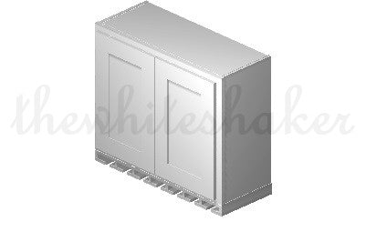 W3024 - 30" Wide 24" High, Bridge Wall Cabinet