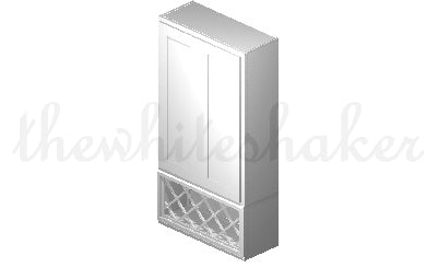 W3042 - 30" Wide 42" High, Double Door Wall Cabinet