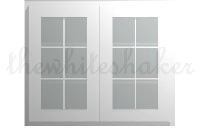 W3630 - 36" Wide 30" High, Double Door Wall Cabinet