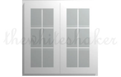 W3636 - 36" Wide 36" High, Double Door Wall Cabinet