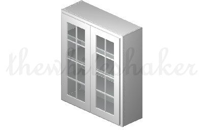 W3642 - 36" Wide 42" High, Double Door Wall Cabinet