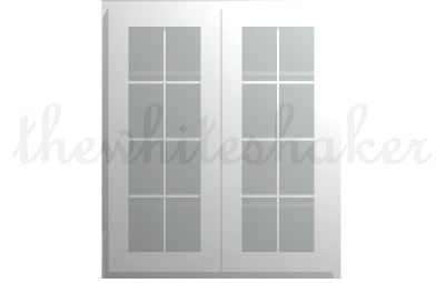 W3642 - 36" Wide 42" High, Double Door Wall Cabinet